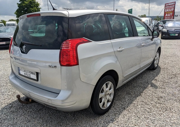 Peugeot 5008 cena 26800 przebieg: 250000, rok produkcji 2010 z Radzionków małe 79